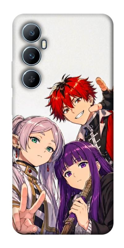 Чехол itsPrint Frieren and friends для Realme C65 4G, аниме, купить оптом с доставкой