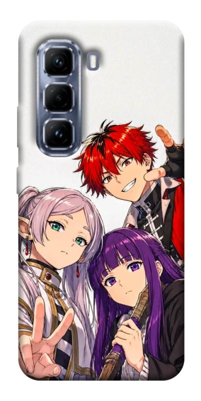 Чехол itsPrint Frieren and friends для Infinix Hot 50 Pro, аниме, купить оптом с доставкой