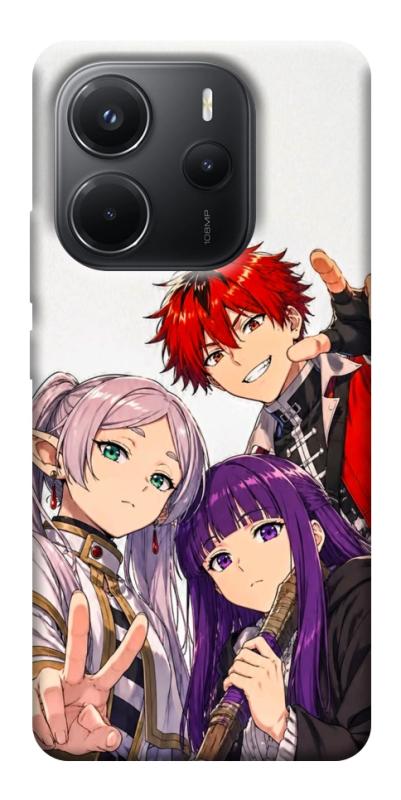 Чехол itsPrint Frieren and friends для Xiaomi Redmi Note 14 4G (Europe version), аниме, купить оптом с доставкой