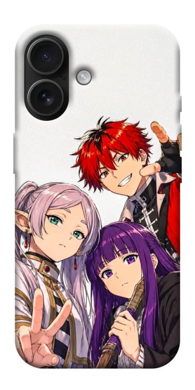 Чехол itsPrint Frieren and friends для Apple iPhone 17 (6.3"), аниме, купить оптом с доставкой