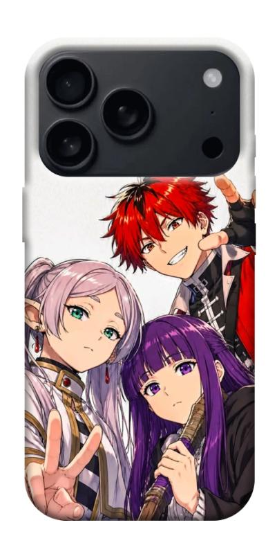Чехол itsPrint Frieren and friends для Apple iPhone 17 Pro (6.3"), аниме, купить оптом с доставкой