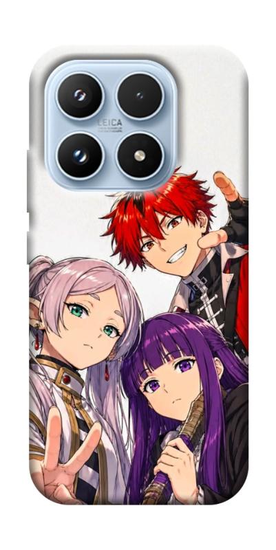 Чехол itsPrint Frieren and friends для Xiaomi 17 Pro, аниме, купить оптом с доставкой