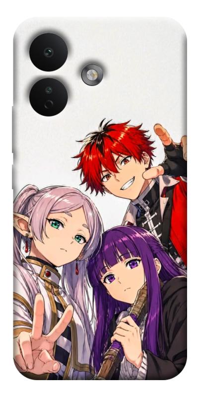 Чехол itsPrint Frieren and friends для Xiaomi Redmi Note 17 Pro, аниме, купить оптом с доставкой
