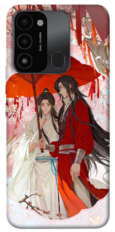 Чохол itsPrint Between petals для TECNO Spark 8C, аніме, купити оптом з доставкою