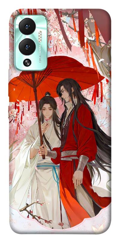 Чохол itsPrint Between petals для Infinix Hot 12 Play, аніме, купити оптом з доставкою