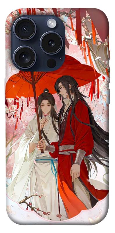 Чохол itsPrint Between petals для Apple iPhone 15 Pro (6.1"), аніме, купити оптом з доставкою