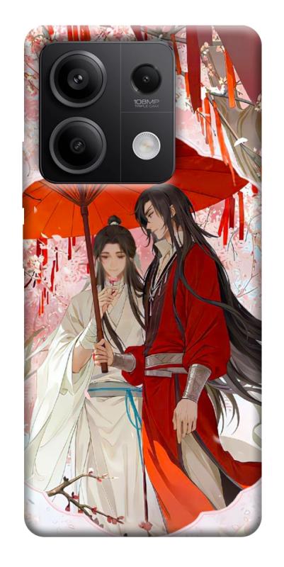 Чехол itsPrint Between petals для Xiaomi Redmi Note 13 5G, аниме, купить оптом с доставкой