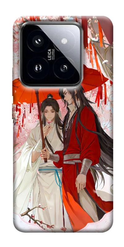 Чохол itsPrint Between petals для Xiaomi 14 Pro, аніме, купити оптом з доставкою