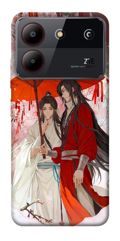Чехол itsPrint Between petals для ZTE Blade A54 4G, аниме, купить оптом с доставкой
