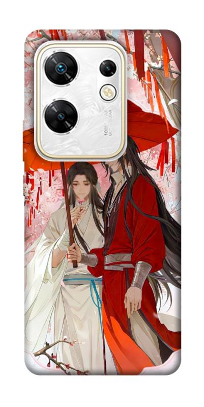 Чехол itsPrint Between petals для Infinix Zero 30 4G, аниме, купить оптом с доставкой