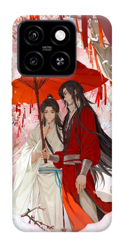Чехол itsPrint Between petals для ZTE Blade A55 4G, аниме, купить оптом с доставкой