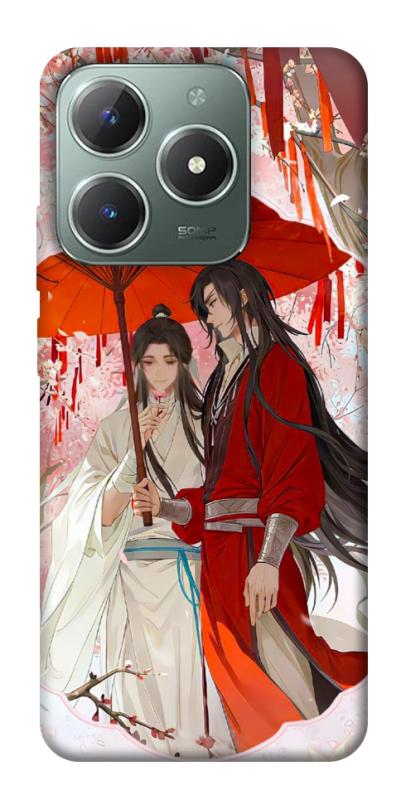 Чехол itsPrint Between petals для Realme C61 4G, аниме, купить оптом с доставкой