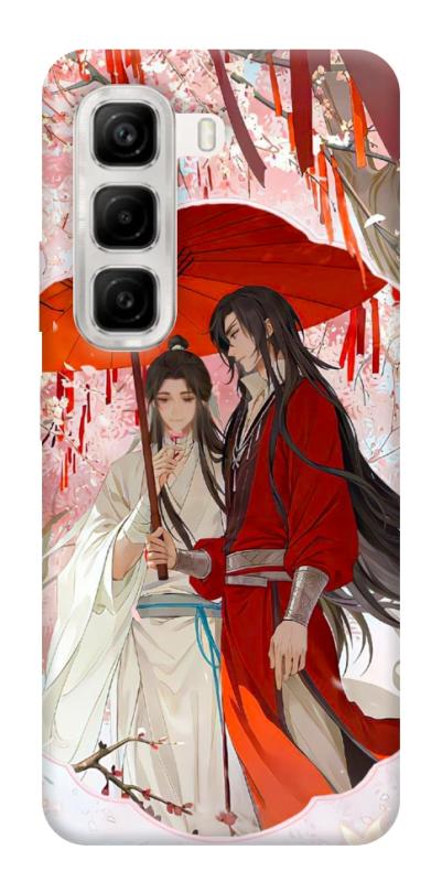 Чехол itsPrint Between petals для Infinix Hot 50 4G, аниме, купить оптом с доставкой