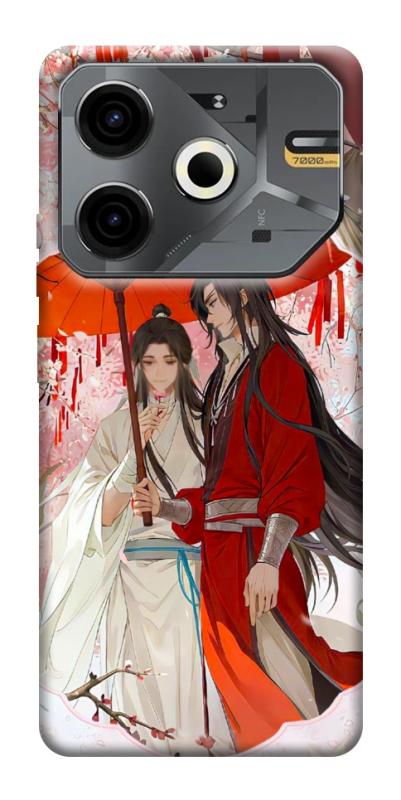 Чехол itsPrint Between petals для TECNO Pova 6 Neo (LI6), аниме, купить оптом с доставкой