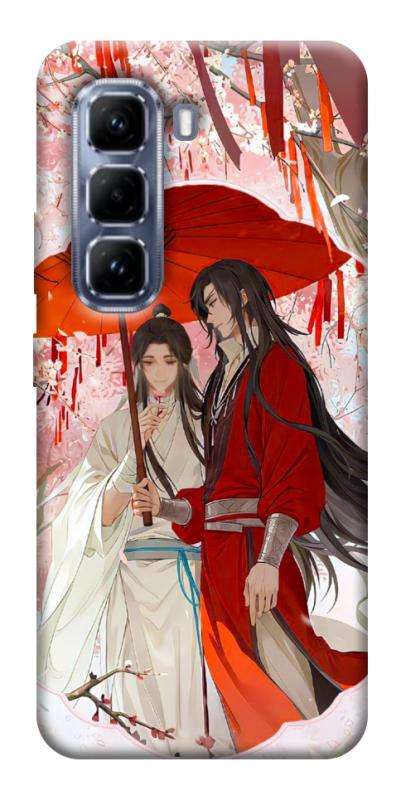 Чехол itsPrint Between petals для Infinix Hot 50 Pro, аниме, купить оптом с доставкой