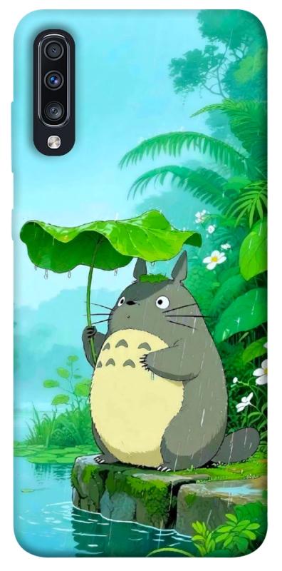 Чехол itsPrint My friend totoro для Samsung Galaxy A70 (A705F), аниме, купить оптом с доставкой