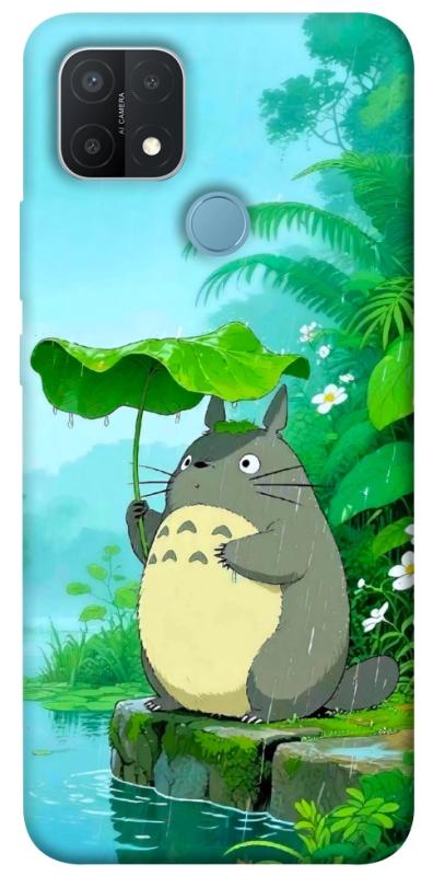 Чехол itsPrint My friend totoro для Oppo A15s / A15, аниме, купить оптом с доставкой