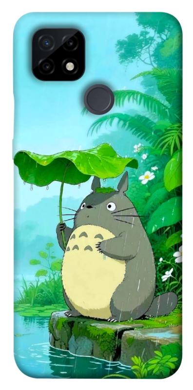 Чехол itsPrint My friend totoro для Realme C21, аниме, купить оптом с доставкой