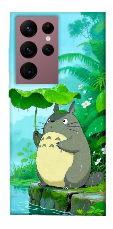Чехол itsPrint My friend totoro для Samsung Galaxy S22 Ultra, аниме, купить оптом с доставкой