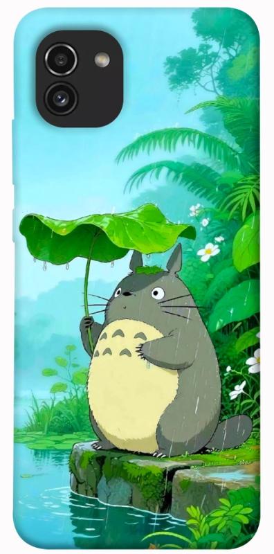 Чехол itsPrint My friend totoro для Samsung Galaxy A03, аниме, купить оптом с доставкой