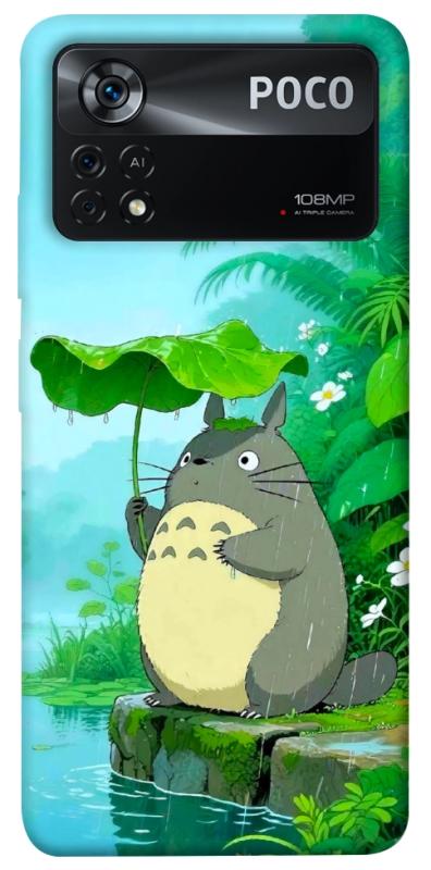 Чехол itsPrint My friend totoro для Xiaomi Poco X4 Pro 5G, аниме, купить оптом с доставкой