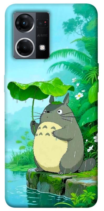 Чехол itsPrint My friend totoro для Oppo Reno 7 4G, аниме, купить оптом с доставкой