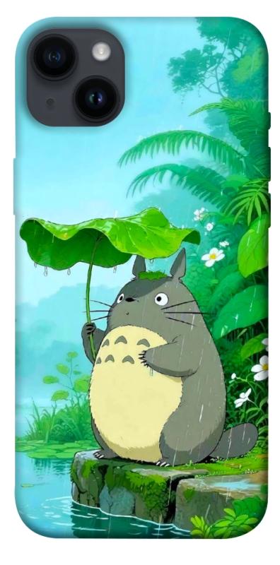 Чехол itsPrint My friend totoro для Apple iPhone 14 Plus (6.7"), аниме, купить оптом с доставкой