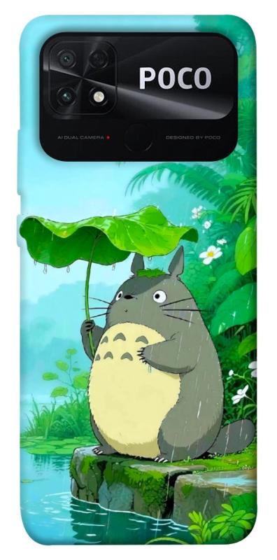 Чехол itsPrint My friend totoro для Xiaomi Poco C40, аниме, купить оптом с доставкой