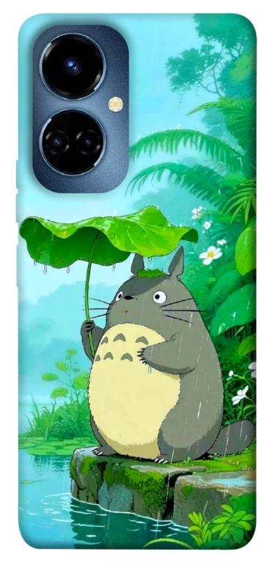 Чохол itsPrint My friend totoro для TECNO Camon 19 (CI6n) / 19 Pro (CI8n), аніме, купити оптом з доставкою