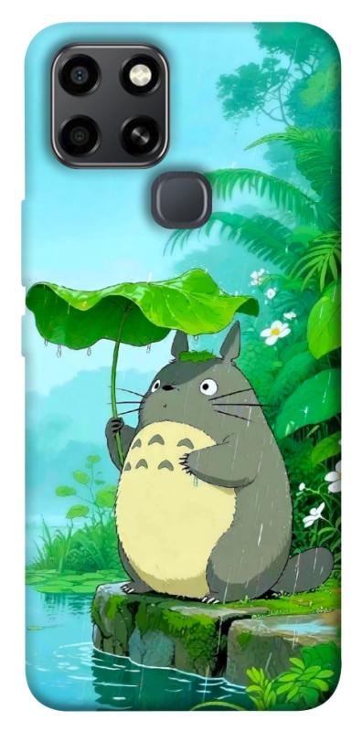 Чехол itsPrint My friend totoro для Infinix Smart 6, аниме, купить оптом с доставкой