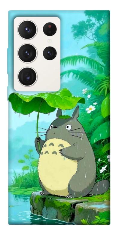 Чехол itsPrint My friend totoro для Samsung Galaxy S23 Ultra, аниме, купить оптом с доставкой