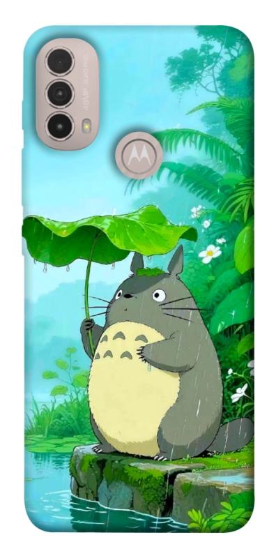 Чохол itsPrint My friend totoro для Motorola Moto E40, аніме, купити оптом з доставкою