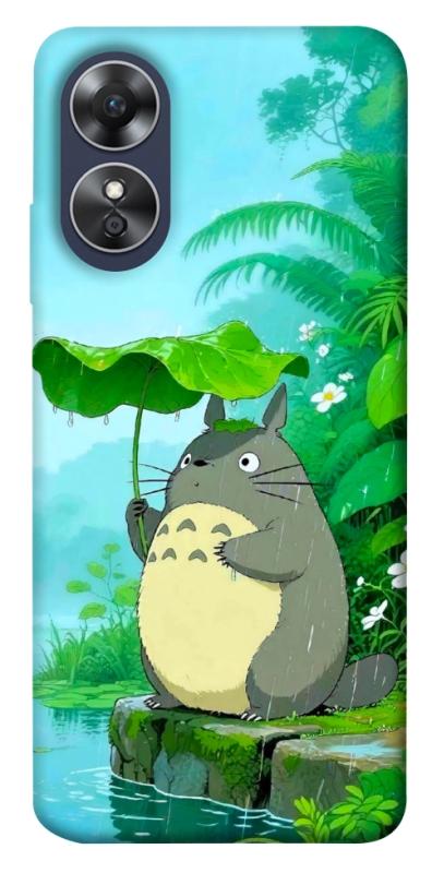 Чехол itsPrint My friend totoro для Oppo A17, аниме, купить оптом с доставкой