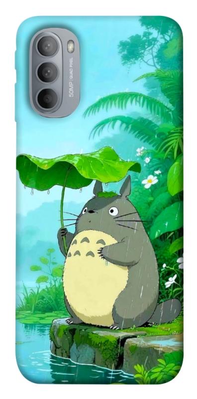 Чехол itsPrint My friend totoro для Motorola Moto G31, аниме, купить оптом с доставкой