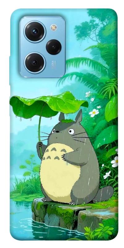 Чохол itsPrint My friend totoro для Xiaomi Poco X5 Pro 5G, аніме, купити оптом з доставкою