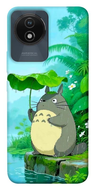Чохол itsPrint My friend totoro для Vivo Y02, аніме, купити оптом з доставкою