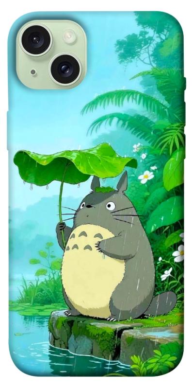 Чохол itsPrint My friend totoro для Apple iPhone 15 Plus (6.7"), аніме, купити оптом з доставкою