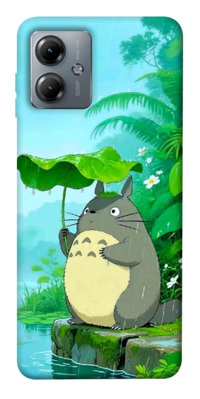 Чехол itsPrint My friend totoro для Motorola Moto G14, аниме, купить оптом с доставкой