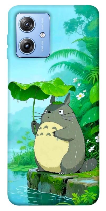 Чохол itsPrint My friend totoro для Motorola Moto G84, аніме, купити оптом з доставкою