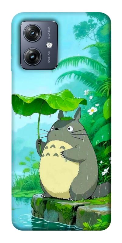 Чохол itsPrint My friend totoro для Motorola Moto G54, аніме, купити оптом з доставкою