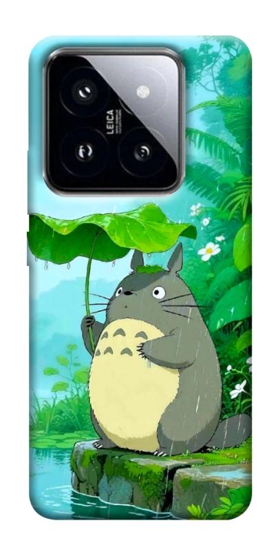 Чохол itsPrint My friend totoro для Xiaomi 14 Pro, аніме, купити оптом з доставкою