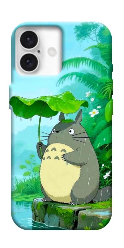 Чехол itsPrint My friend totoro для Apple iPhone 16 (6.1"), аниме, купить оптом с доставкой