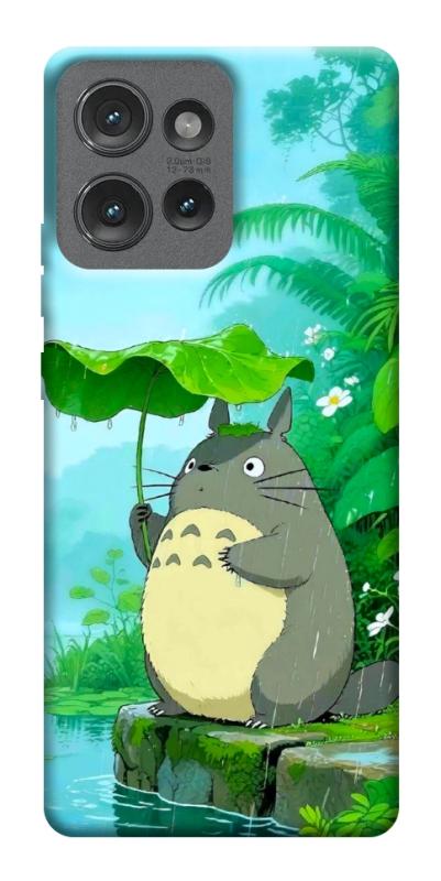 Чехол itsPrint My friend totoro для Motorola Edge 50, аниме, купить оптом с доставкой