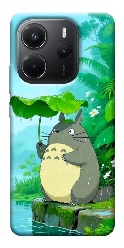 Чехол itsPrint My friend totoro для Xiaomi Redmi Note 14 4G (Europe version), аниме, купить оптом с доставкой