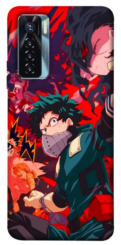 Чехол itsPrint My hero для TECNO Camon 17 Pro, аниме, купить оптом с доставкой
