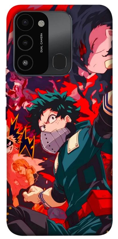 Чохол itsPrint My hero для TECNO Spark 8C, аніме, купити оптом з доставкою
