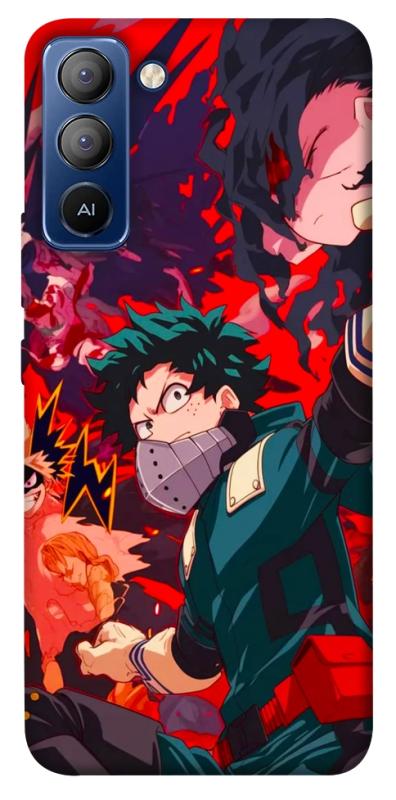 Чохол itsPrint My hero для TECNO Pop 5 LTE, аніме, купити оптом з доставкою