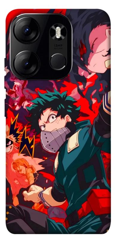 Чехол itsPrint My hero для Tecno Spark Go 2023, аниме, купить оптом с доставкой