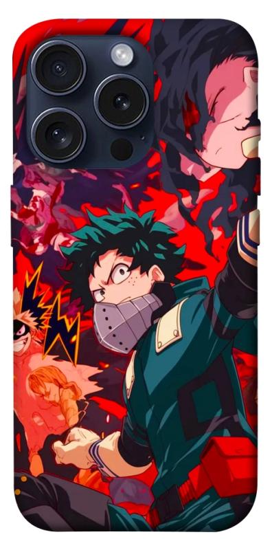 Чохол itsPrint My hero для Apple iPhone 15 Pro (6.1"), аніме, купити оптом з доставкою