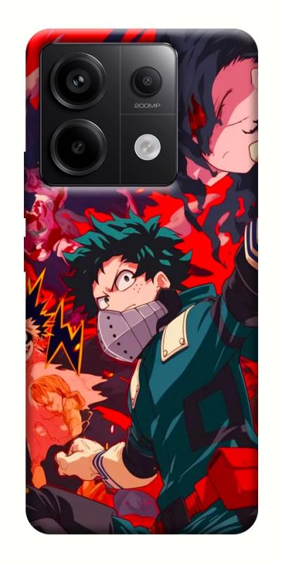 Чохол itsPrint My hero для Xiaomi Redmi Note 13 Pro 4G, аніме, купити оптом з доставкою